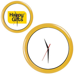 Часы настенные "ПРОМО" разборные ; желтый,  D28,5 см; пластик (H22000/03)