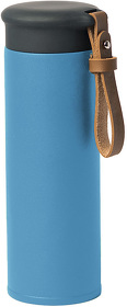 Термос вакуумный STRIPE, голубой, нержавеющая сталь, 450 мл (H40005/22)