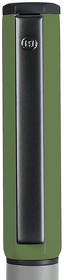 BRO, ручка шариковая, зеленый, металл, пластик