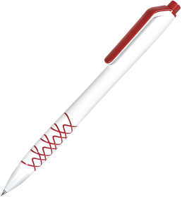 H27501/08 - N11, ручка шариковая, красный, пластик