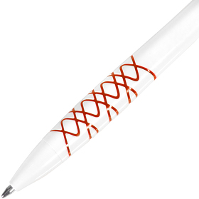 N11, ручка шариковая, красный, пластик