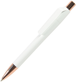Ручка шариковая MOOD ROSE, белый, пластик, металл