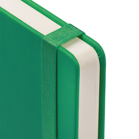 Ежедневник недатированный HAMILTON, A5, ярко-зеленый, кремовый блок