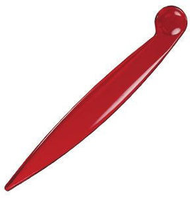 SLIM, нож для корреспонденции, прозрачно-красный, пластик (HB005A/67)