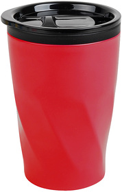 Термокружка BASIC, 350 мл; красный; металл/пластик (H54001/08)