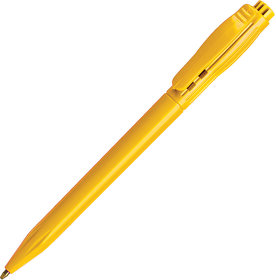 H181/03/03 - DUO, ручка шариковая, желтый, пластик
