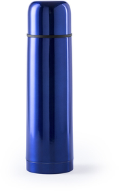 Термос вакуумный TANCHER, синий, 500мл, 24,5х7см,нержавеющая сталь
