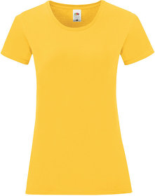 H614320.34 - Футболка "Ladies Iconic", желтый, 100% хлопок, 150 г/м2