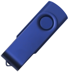USB flash-карта DOT (8Гб), синий, 5,8х2х1,1см, пластик, металл
