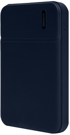 Универсальный аккумулятор OMG Flash 5 (5000 мАч) с подсветкой и soft touch, синий, 9,8х6.3х1,3 см (H37174/25)
