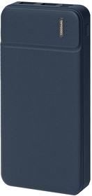 H37178/25 - Универсальный аккумулятор OMG Flash 10 (10000 мАч) с подсветкой и soft touch,синий,13,7х6,87х1,55 мм