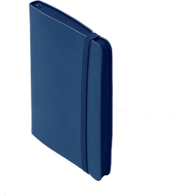 Блокнот SHADY JUNIOR с элементами планирования,  А6, синий, кремовый блок, темно-синий обрез