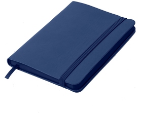 H24743/24 - Блокнот SHADY JUNIOR с элементами планирования,  А6, синий ройал, кремовый блок, темно-синий обрез