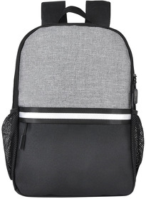 H16781/29/35 - Рюкзак Cool, серый/чёрный, 43 x 30 x 13 см, 100% полиэстер 300 D