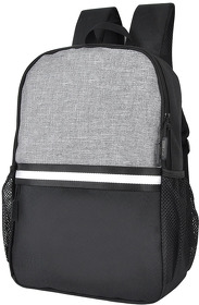 Рюкзак Cool, серый/чёрный, 43 x 30 x 13 см, 100% полиэстер 300 D