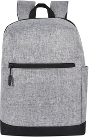 H16782/29/35 - Рюкзак Boom, серый/чёрный, 43 x 30 x 13 см, 100% полиэстер 300 D