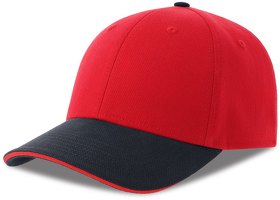 Бейсболка "LIBERTY SANDWICH-S",6 клиньев,сэндвич,металл. застежка; роз/белый;100% хлопок,270 г/м2 (H25435-S.101)