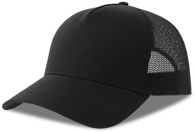 Бейсболка RAPPER COTTON-S, п. заст, 5 клин, чёрный, 80% х-к, 20% п-й х-к/100% п-й п/э, 280 г/м2 (H254179-S.35)