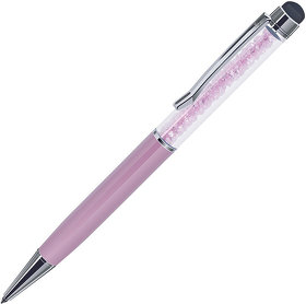 STARTOUCH, ручка шариковая со стилусом для сенсорных экранов, перламутровый розовый/хром, металл (H1226/10)