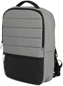 Рюкзак "Stian", серый/черный, 42х28х12 см, 100% полиэстер (H2220343/29)