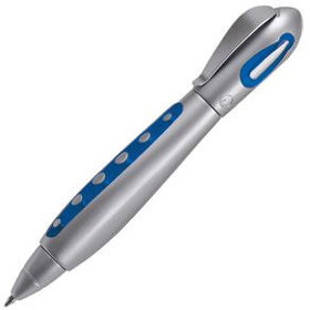 GALAXY, ручка шариковая, синий/хром, пластик/металл