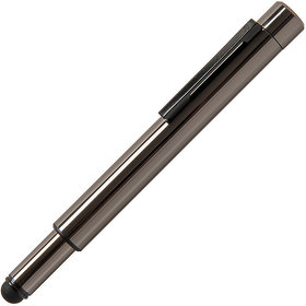 H38003/47 - GENIUS, ручка с флешкой, 4 GB, колпачок, стальной цвет, металл