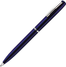 CLICKER, ручка шариковая, синий/хром, металл (H16501/24)