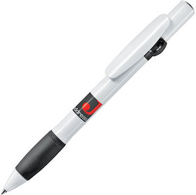 ALLEGRA, ручка шариковая, черный/белый, пластик (H330/35)