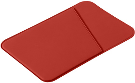 Чехол для карты на телефон Simply, самоклеящийся 65 х 97 мм, красный, PU