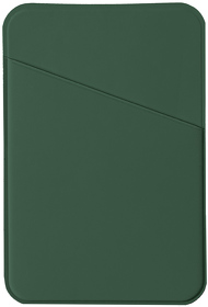 Чехол для карты на телефон Simply, самоклеящийся 65 х 97 мм, зеленый, PU (H19724/15)