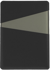 Чехол для карт Simply с тремя косыми карманами, черный/серый, PU (H19728/35/29)