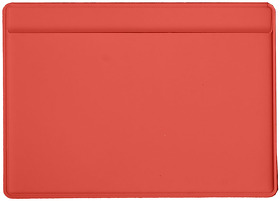 Чехол/картхолдер для автодокументов Simply, красный 9.3 х 12.8 см, PU