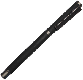 H40397/35/30 - Ручка шариковая TRENDY, черный/темно-серый, металл, пластик, софт-покрытие