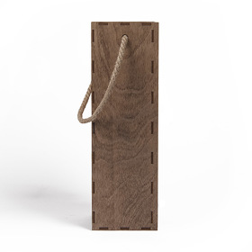 Ящик подарочный WINOTEKA с ручкой, дерево, акрил, 34,5 х 11,5 х 11 см