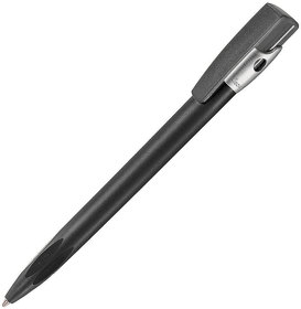 KIKI FROST SILVER, ручка шариковая, черный/серебристый, пластик (H390F/35)