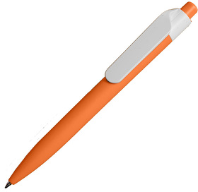 Ручка шариковая N16 soft touch, оранжевый, пластик, цвет чернил синий (H38019/05)