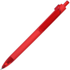 H606G/08 - FORTE SOFT, ручка шариковая, красный, пластик, покрытие soft