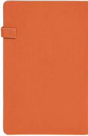 Ежедневник недатированный Spirit , А5, оранжевый, кремовый блок