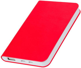 H23100/08 - Универсальный аккумулятор "Softi" (5000mAh),красный, 7,5х12,1х1,1см, искусственная кожа,пл