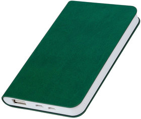 Универсальный аккумулятор "Softi" (5000mAh),зеленый, 7,5х12,1х1,1см, искусственная кожа,пл (H23100/15)