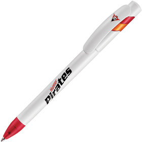 H430/67 - MANDI, ручка шариковая, красный/белый, пластик