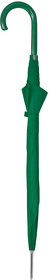 Зонт-трость с пластиковой ручкой, механический; зеленый; D=103 см; 100% полиэстер; шелкография