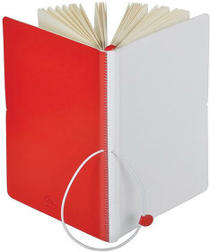 Набор подарочный WHITE&YOU: бизнес-блокнот, ручка, сумка, бело-красный