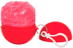 Дождевик "Promo"; красный; универсальный размер, D=6,3 см; полиэтилен, пластик (H19406/08)