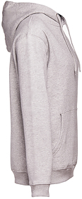 Толстовка мужская с капюшоном PHOENIX, серый меланж, 50% хлопок, 50 полиэстер, 320 г/м2