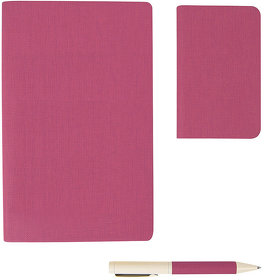 Набор подарочный PROVENCE; Универсальный аккумулятор(5000мАh), блокнот и ручка; розовый, шт