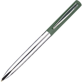 H11062/17 - CLIPPER, ручка шариковая, темно-зеленый/хром, металл, покрытие soft touch