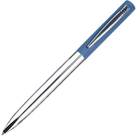 H11062/25 - CLIPPER, ручка шариковая, синий/хром, металл, покрытие soft touch