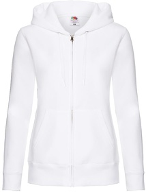 Толстовка "Lady-Fit Hooded Sweat Jacket", белый, 75% х/б, 25% п/э, 280 г/м2 (H621180.30)