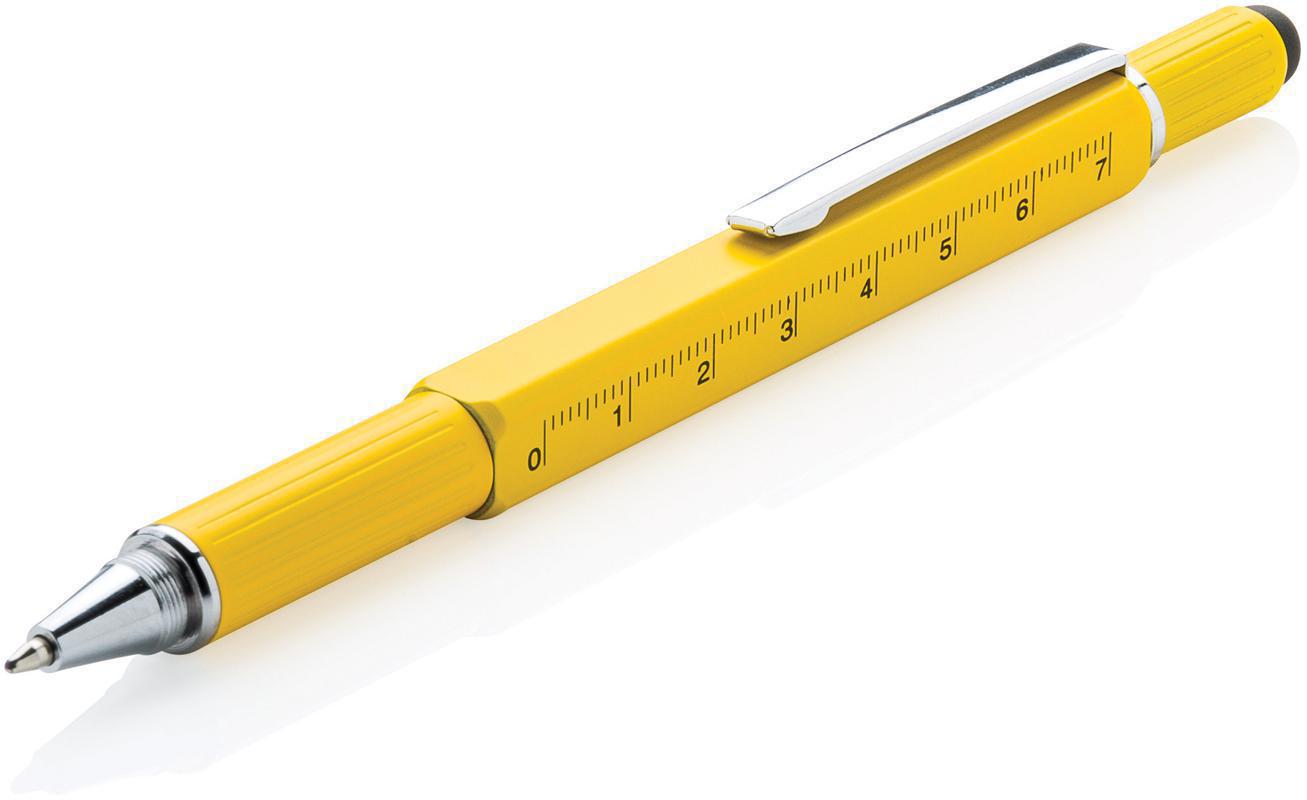 Артикул: XP221.556 — Многофункциональная ручка 5 в 1, желтый